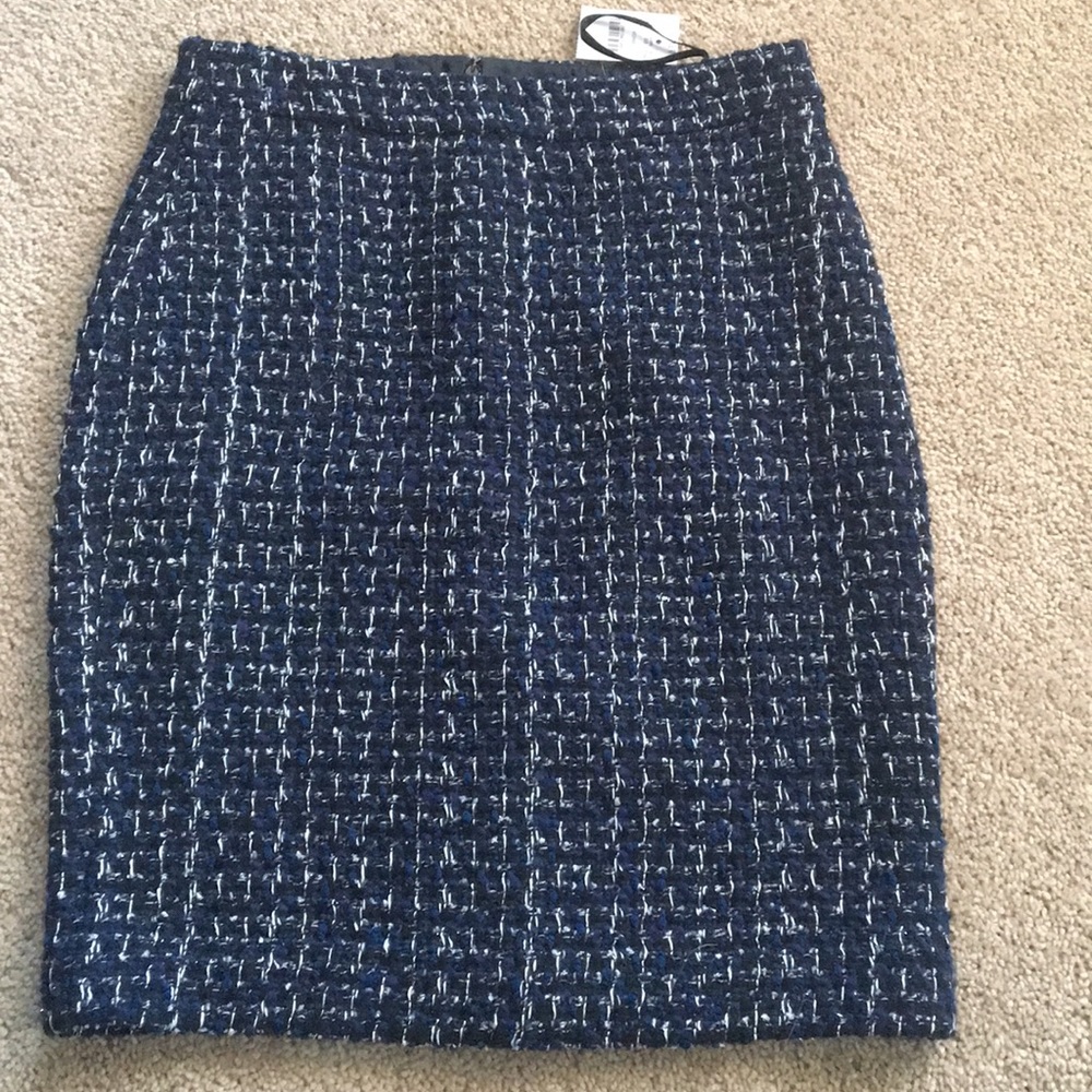NWT JCrew tweed pencil skirt size 0